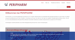 Desktop Screenshot of peripharm.de
