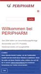 Mobile Screenshot of peripharm.de