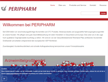 Tablet Screenshot of peripharm.de